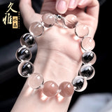 Natural Clear Quartz High-Clarity Bracelet