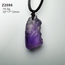 Load image into Gallery viewer, Natural Raw Amethyst Pendant
