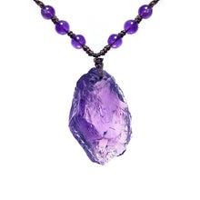Load image into Gallery viewer, Natural Raw Amethyst Pendant