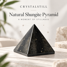 Load image into Gallery viewer, Natural Shungite Pyramid – Energy Cleansing &amp; Meditation Decor