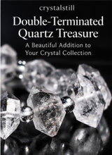 Load image into Gallery viewer, Natural Double-Terminated Clear Quartz Bracelet | Raw Crystal Bracelet