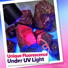 Load image into Gallery viewer, Natural Ruby Rough Stone | Raw Red Corundum Crystal Specimen