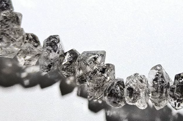 Natural Double-Terminated Clear Quartz Bracelet | Raw Crystal Bracelet