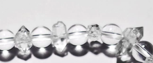 Load image into Gallery viewer, Natural Double-Terminated Clear Quartz Bracelet | Raw Crystal Bracelet