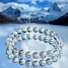 Load image into Gallery viewer, Himalayan White Quartz Bracelet — Genuine Ice-Clear Beads