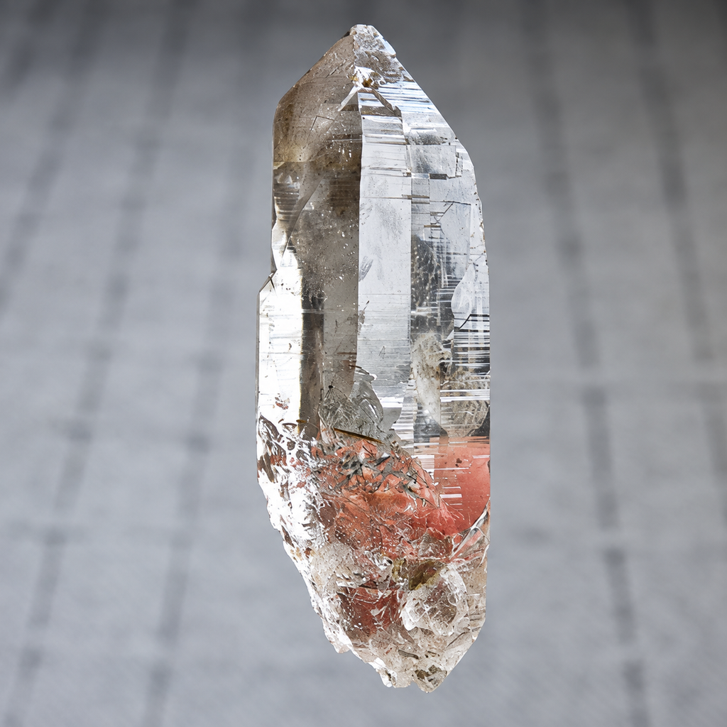 #331 Himalayan Quartz Point with Black Tourmaline Needles