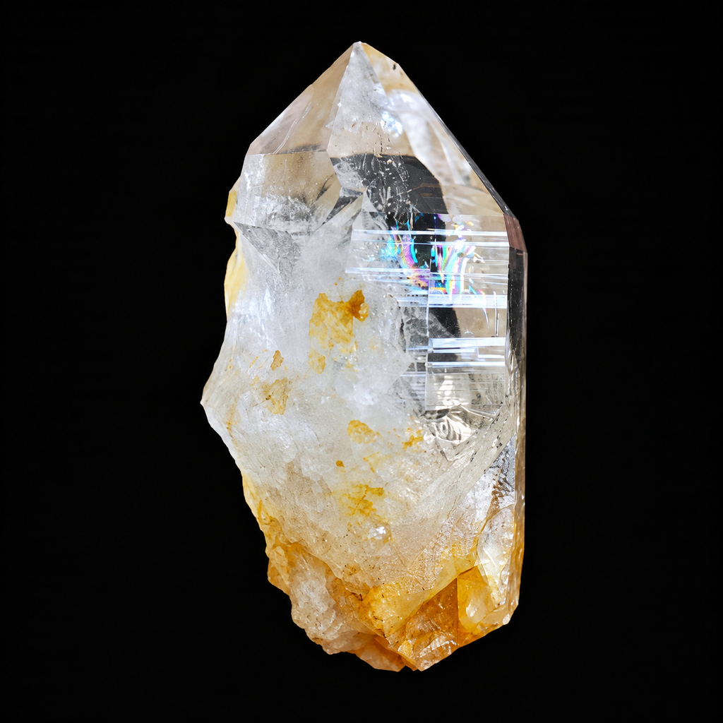 #320 Himalayan Smoky Quartz Point with Rainbows — 89mm