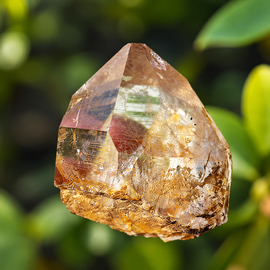 #198 Golden Himalayan Quartz Point — Iron-Stained, 39mm
