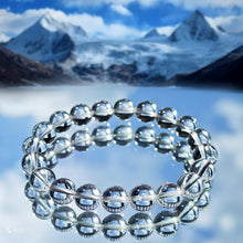 Load image into Gallery viewer, Himalayan White Quartz Bracelet — Genuine Ice-Clear Beads